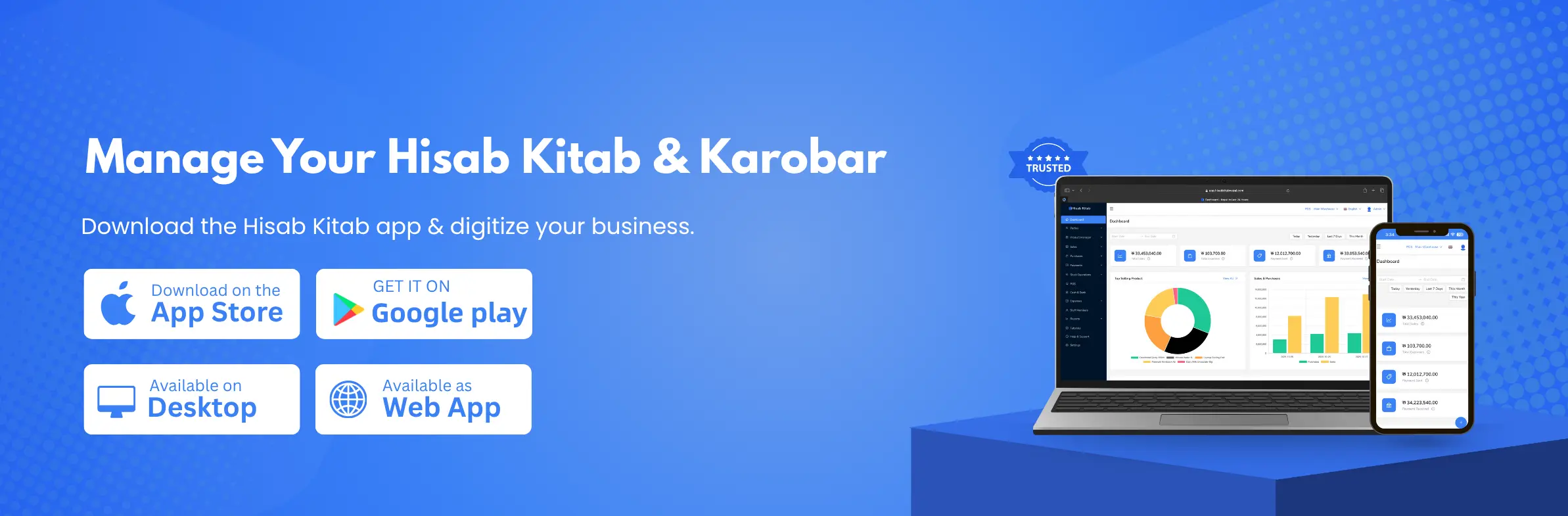 Download Hisab Kitab App - POS System, Inventory Management, Billing System & Karobar System for Android and iOS in Nepal